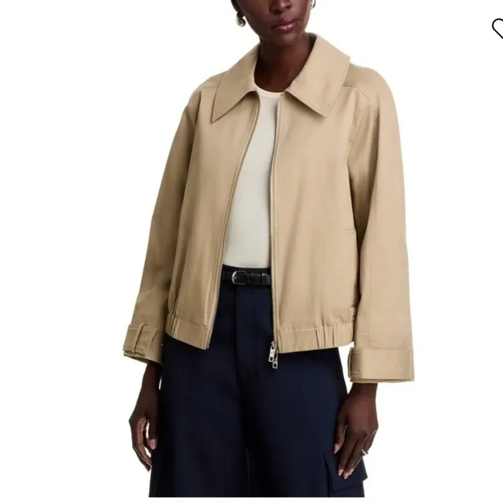 Rails York Zip Up Jacket Size XS NWT $288 Taupe - Picture 4 of 12